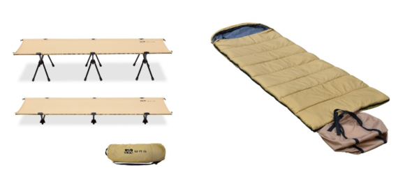 WAQ社　2WAYフォールディングコット/DD SLEEPING BAG ソロ用