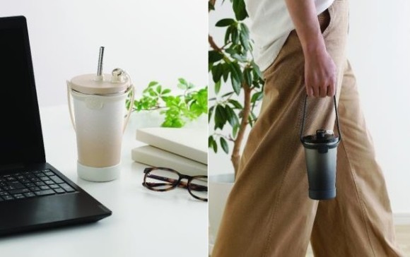 この夏は、コメリの「ストロー付き真空断熱タンブラー450ml」で いつでもどこでも手軽に水分補給！