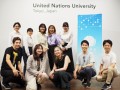 昨夏に国連大学でイベントを開催した際の事務局員の写真