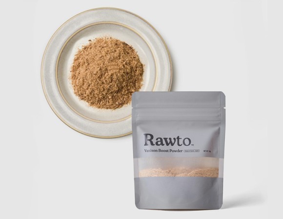 愛犬がごはんを楽しみにする、毎日をサポートする新商品。いつものごはんに振りかけるだけ　Rawto 「鹿肉ふりかけBoost Powder」