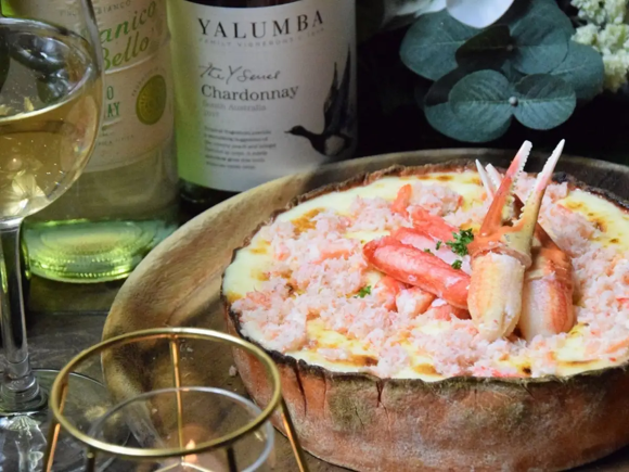 カニのシカゴピザ