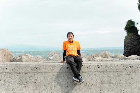 (株)天洋丸３年目の乗組員　岸本希望さん