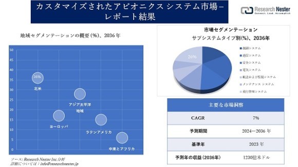 カスタマイズされたアビオニクス システム市場