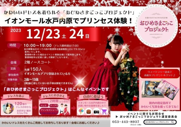 おひめさま気分を楽しもう