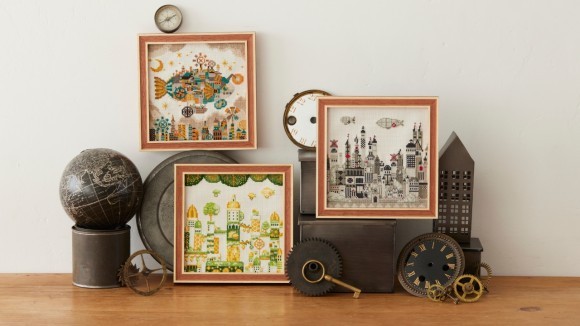 空想街雑貨店 空想の街 クロスステッチキット