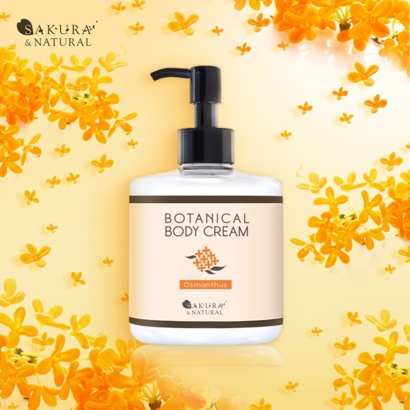 ボディケアブランド SAKURA＆NATURAL「ボディクリーム 金木犀」300g