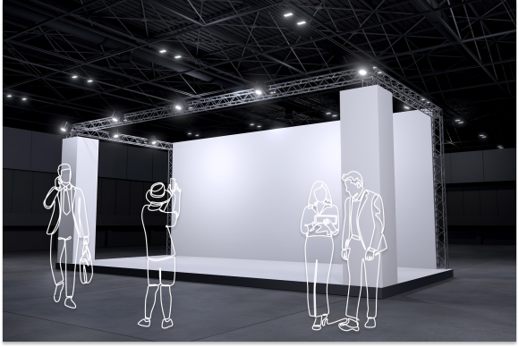 見て、止まって、つながる。展示会ブースデザイン