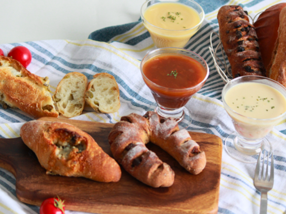 「ぱん結び®」が、冷製スープとパンを楽しむ夏のキャンペーンをスタート！