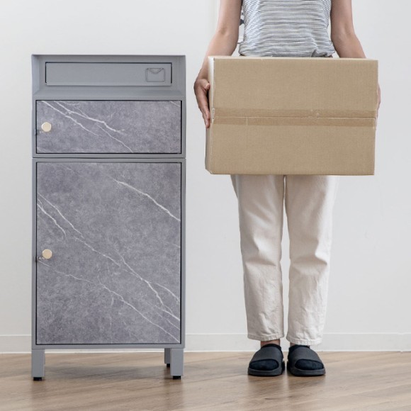 大きな荷物でも安心サイズでポスト付き宅配ボックス