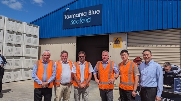 タスマニアブルーシーフード社2月7日設立記念会見