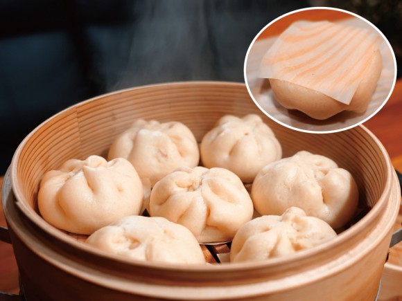 味付マトン肉まん（経木つき）