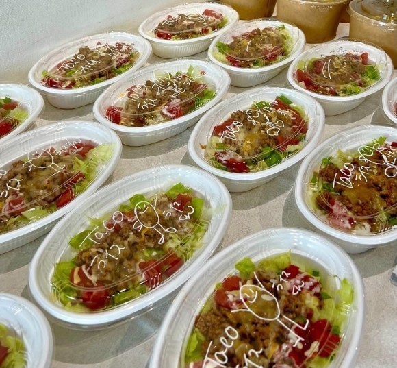 辛さが選べる！　タコライス♪