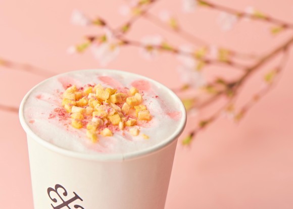 春を愉しむさくらドリンクが今年も登場 「さくら香るピーチジャスミンミルクティー 」を3月15日（金）より発売
