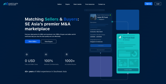 M&Aプラットフォームmatch.asia