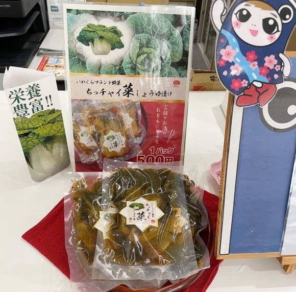 岩倉市ブランド野菜×漬物のみつい＝ちっチャイ菜のしょうゆ漬け