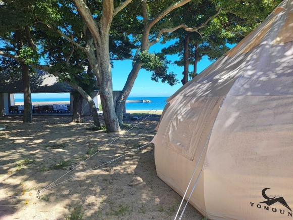 【大分県豊後高田市】長崎鼻ビーチリゾートのグランピングエリアが“砂浜”にリニューアル！