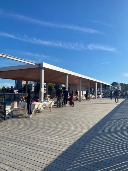 桜城橋でのイベント時の様子