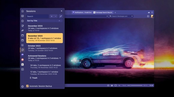 デスクトップ版 Vivaldi 6.5 – セッションパネルに、換算なブラウザ履歴同期、機能盛りだくさんのアップデートで年末年始をお祝いしよう