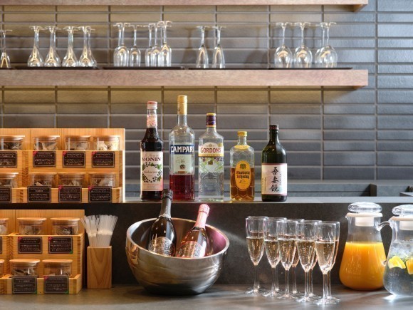 種類の豊富なフリードリンクサービス