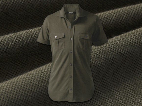 decollouomo半袖パイロットシャツ